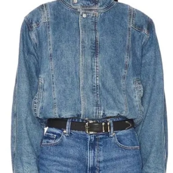 Classic Blue Women's Jean Jacket - Picture 2 of 3